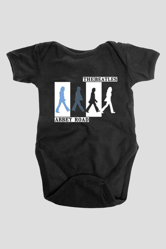 The Beatles Abbey Road Crossing Colours Baby Grow
