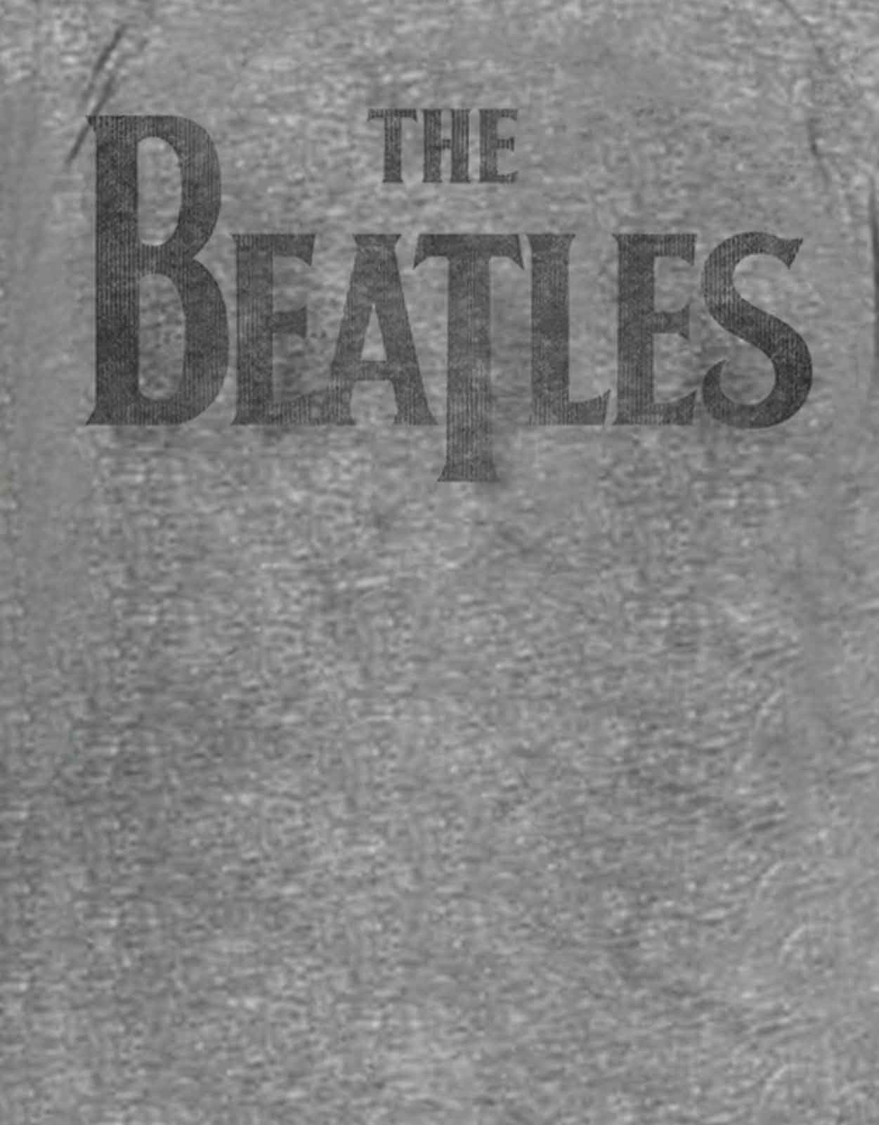 The Beatles Drop T Logo Burnout T Shirt