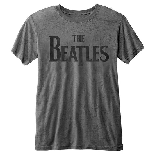 The Beatles Drop T Logo Burn Out T Shirt