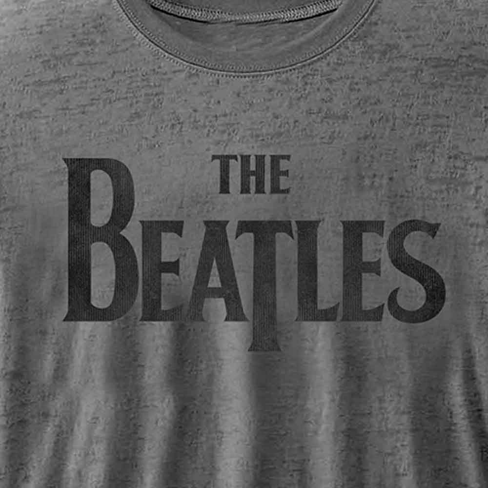 The Beatles Drop T Logo Burn Out T Shirt
