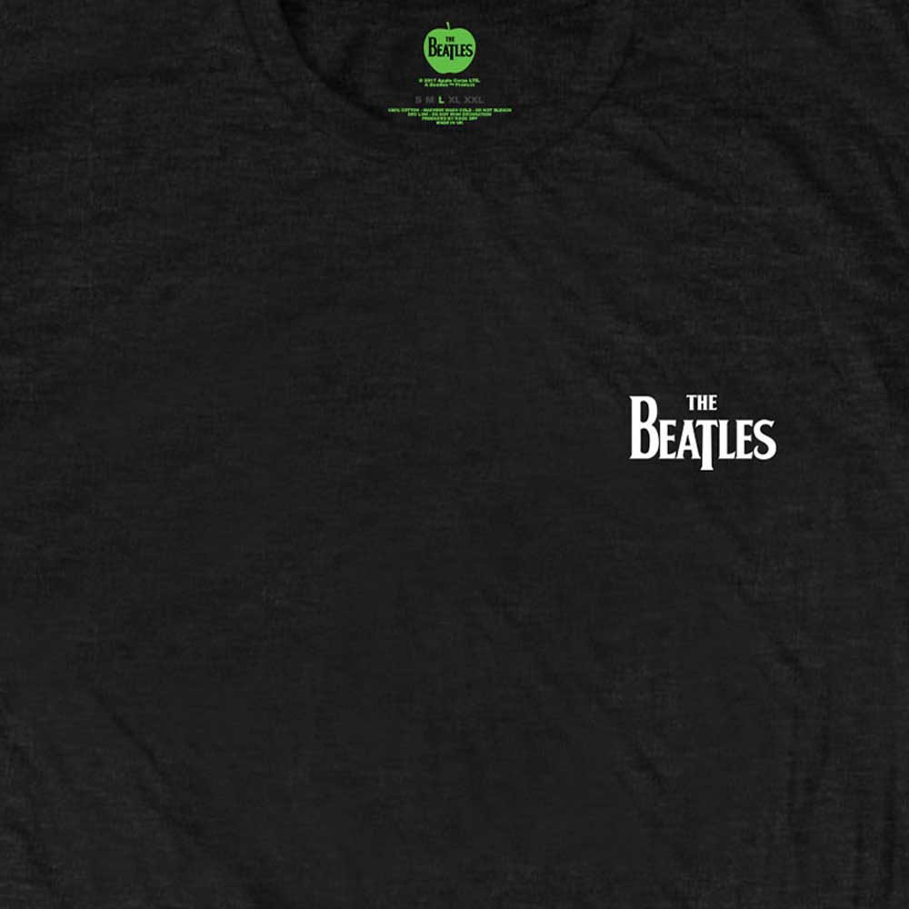 The Beatles Classic Drop T Band Logo T Shirt