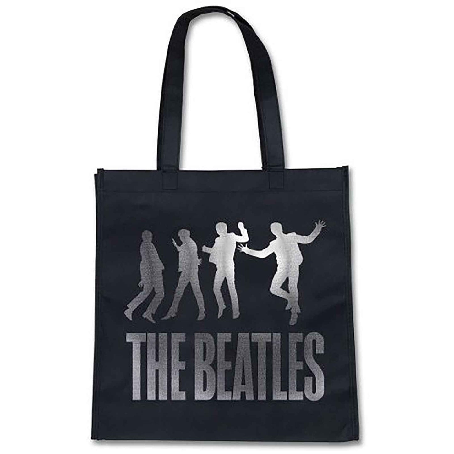 The Beatles Tote Bag Eco Shopper Bag Jump Band Logo new Official Black