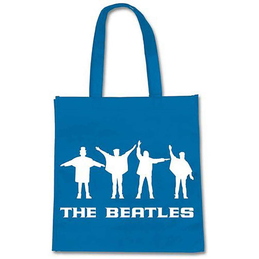 The Beatles Tote Bag Eco Shopper Bag Help Band Logo Semaphore new Official Blue