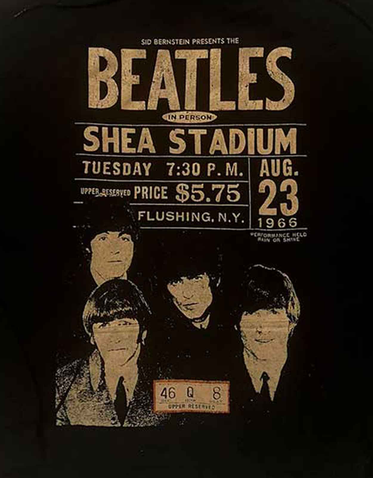 The Beatles Shea Stadium 1966 Pullover Hoodie