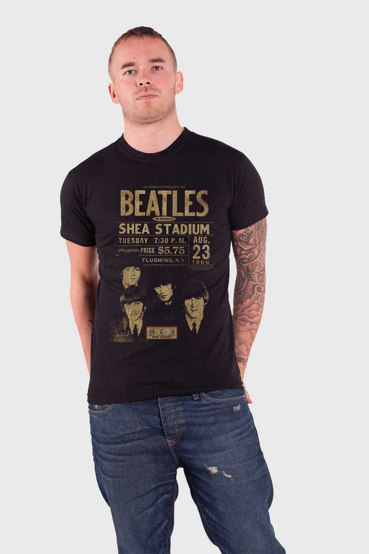 The Beatles Live Shea Stadium 1966 Poster Eco T Shirt