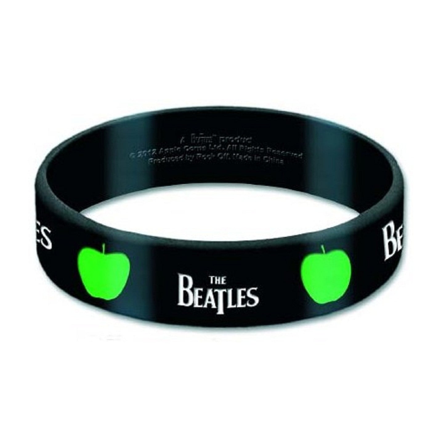 The Beatles Drop T band logo Wristband