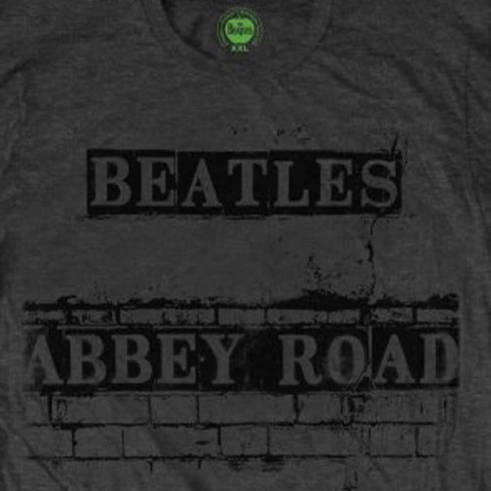 The Beatles Abbey Road Brick Sign T Shirt