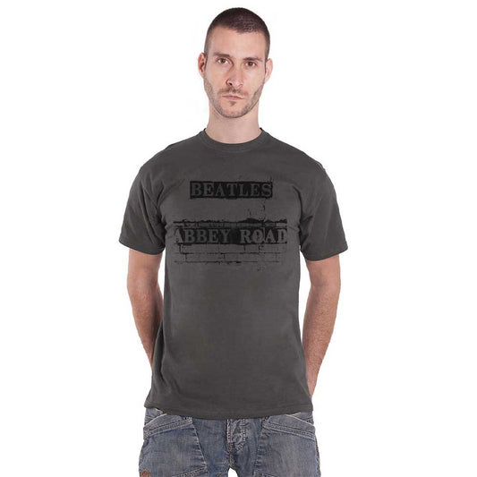 The Beatles Abbey Road Brick Sign T Shirt