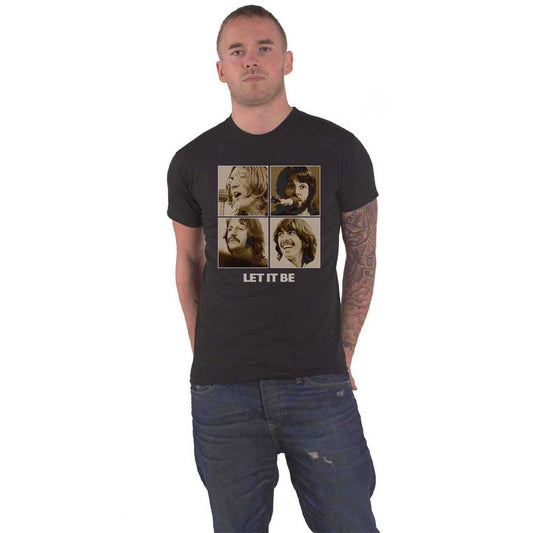 The Beatles Let It Be Sepia Studio T Shirt