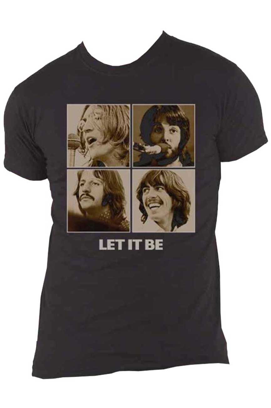 The Beatles Let It Be Sepia Studio T Shirt
