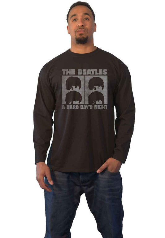 The Beatles Hard Days Night Long Sleeve T Shirt