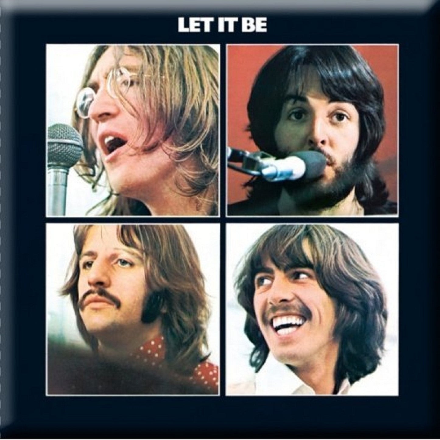 The Beatles Fridge Magnet Let it Be Album