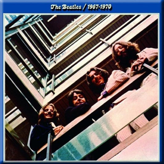 The Beatles Fridge Magnet Blue Album