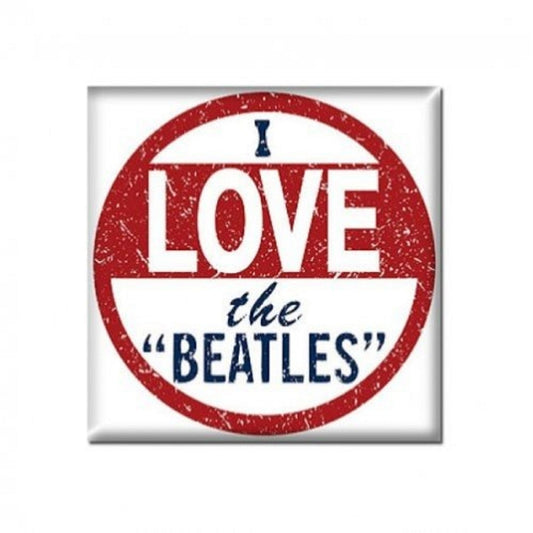 The Beatles Fridge Magnet I Love the