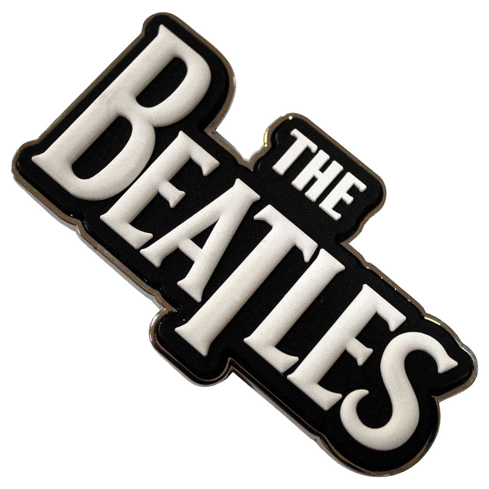 The Beatles White Drop T Logo Fridge Magnet