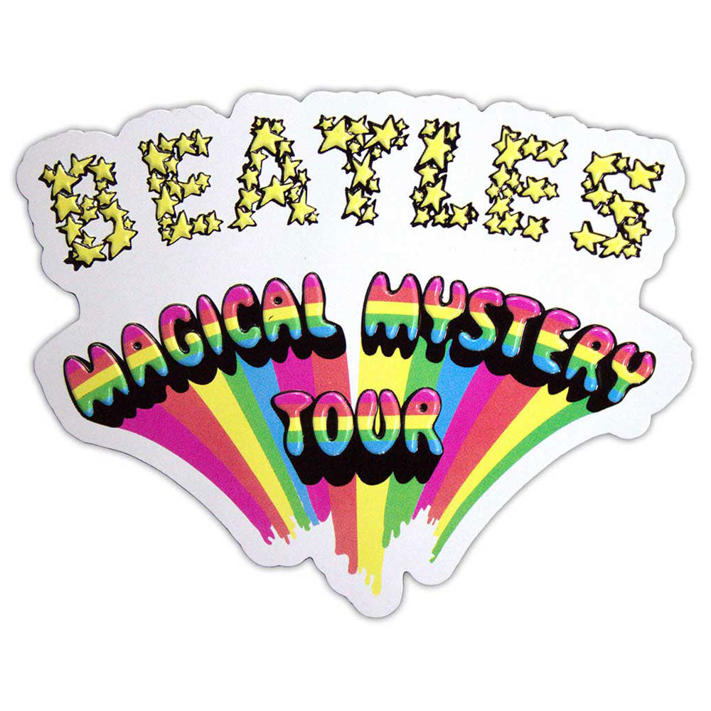 The Beatles Magical Mystery Tour Logo Embossed Fridge Magnet