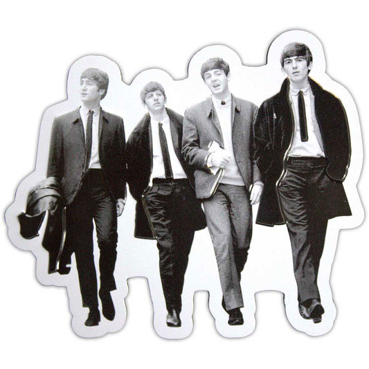 The Beatles Walking In London Embossed Fridge Magnet