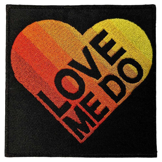 The Beatles Love Me Do Gradient Heart Woven Patch