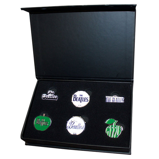 The Beatles Band Logos Boxed Pin Badge Set