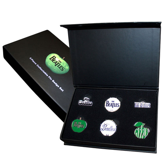 The Beatles Band Logos Boxed Pin Badge Set