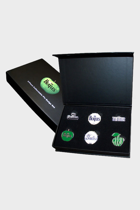 The Beatles Band Logos Boxed Pin Badge Set