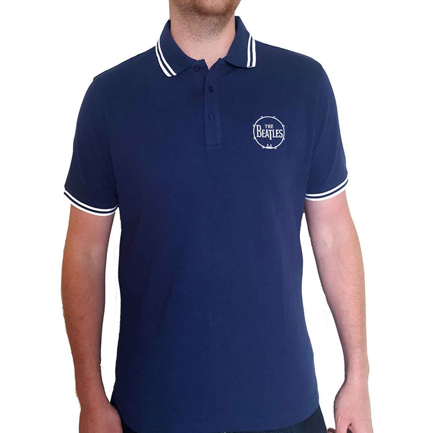 The Beatles Drum Logo Polo Shirt