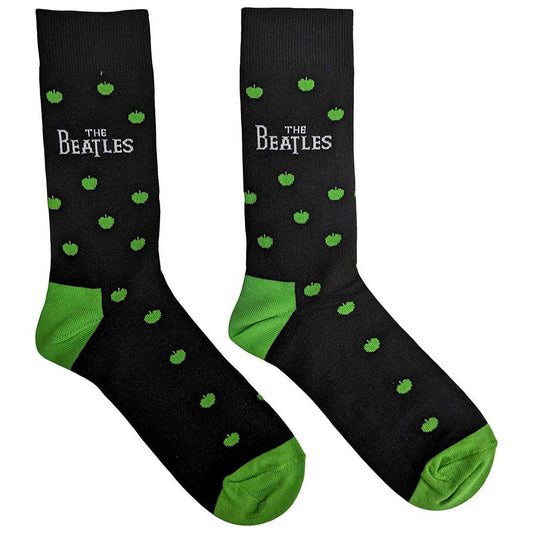 The Beatles Drop T Band Logo And Apples Ankle Socks