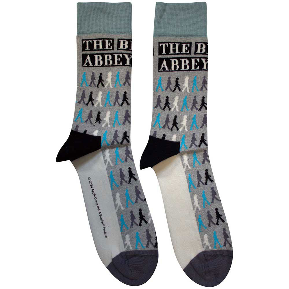 The Beatles Abbey Road Colours Crossing Repeat Ankle Socks