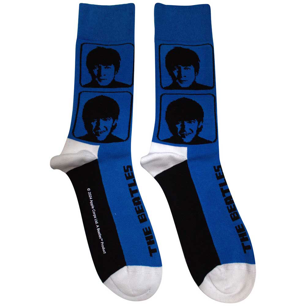 The Beatles A Hard Days Night Headshots Ankle Socks