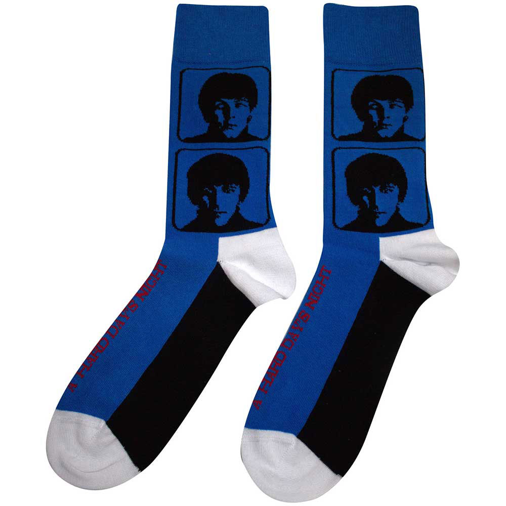 The Beatles A Hard Days Night Headshots Ankle Socks