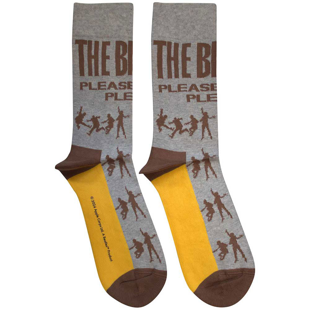 The Beatles Please Please Me Silhouettes Ankle Socks