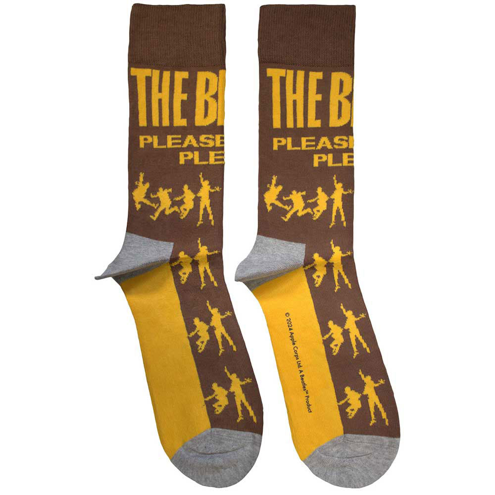 The Beatles Please Please Me Silhouettes Ankle Socks