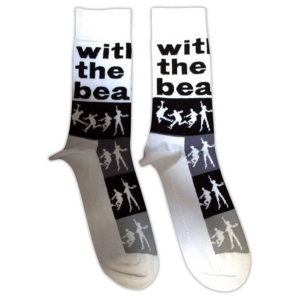 The Beatles With The Beatles Silhouette Stripes Ankle Socks