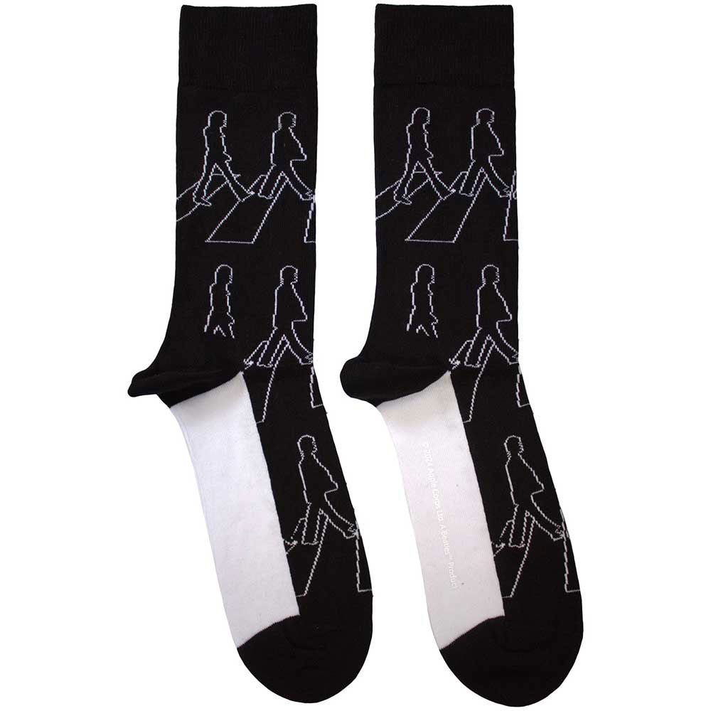 The Beatles Abbey Road Outlines Ankle Socks