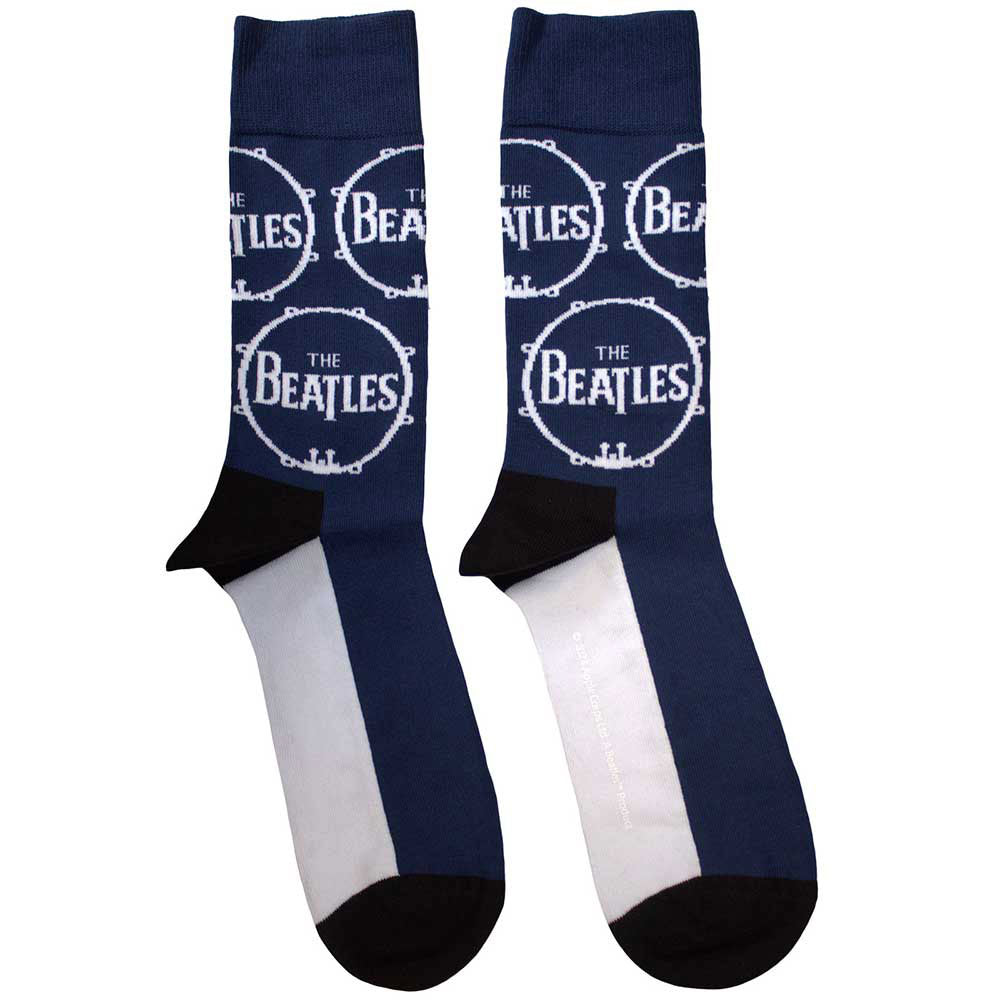 The Beatles Drum Logo Repeat Ankle Socks