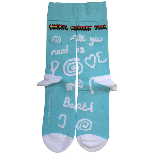 The Beatles Magical Mystery Tour All You Need Is Love Ankle Socks