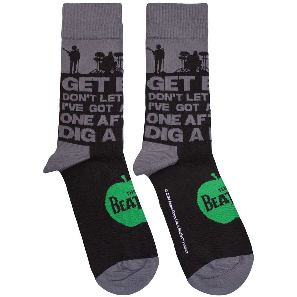 The Beatles Rooftop Silhouettes And Apple Ankle Socks