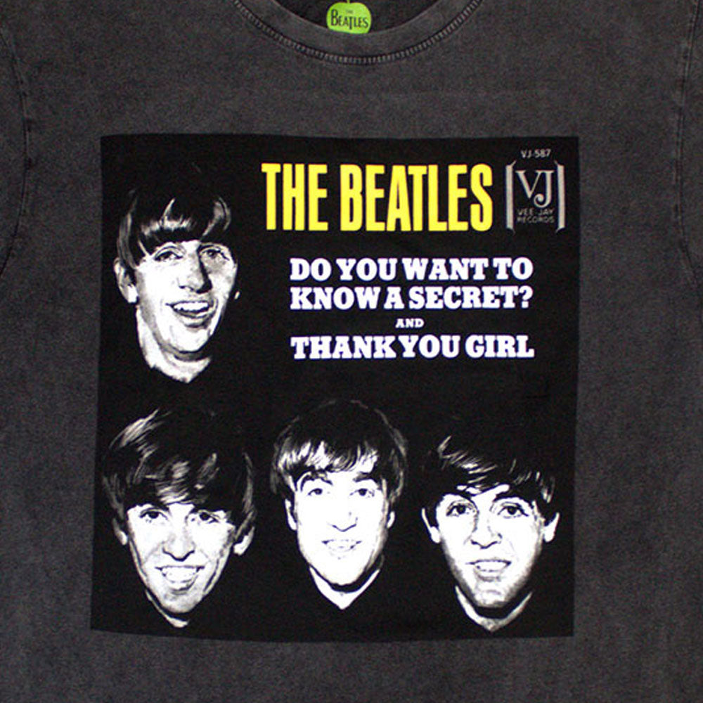 The Beatles VJ Secret Sleeve Stone Wash T Shirt