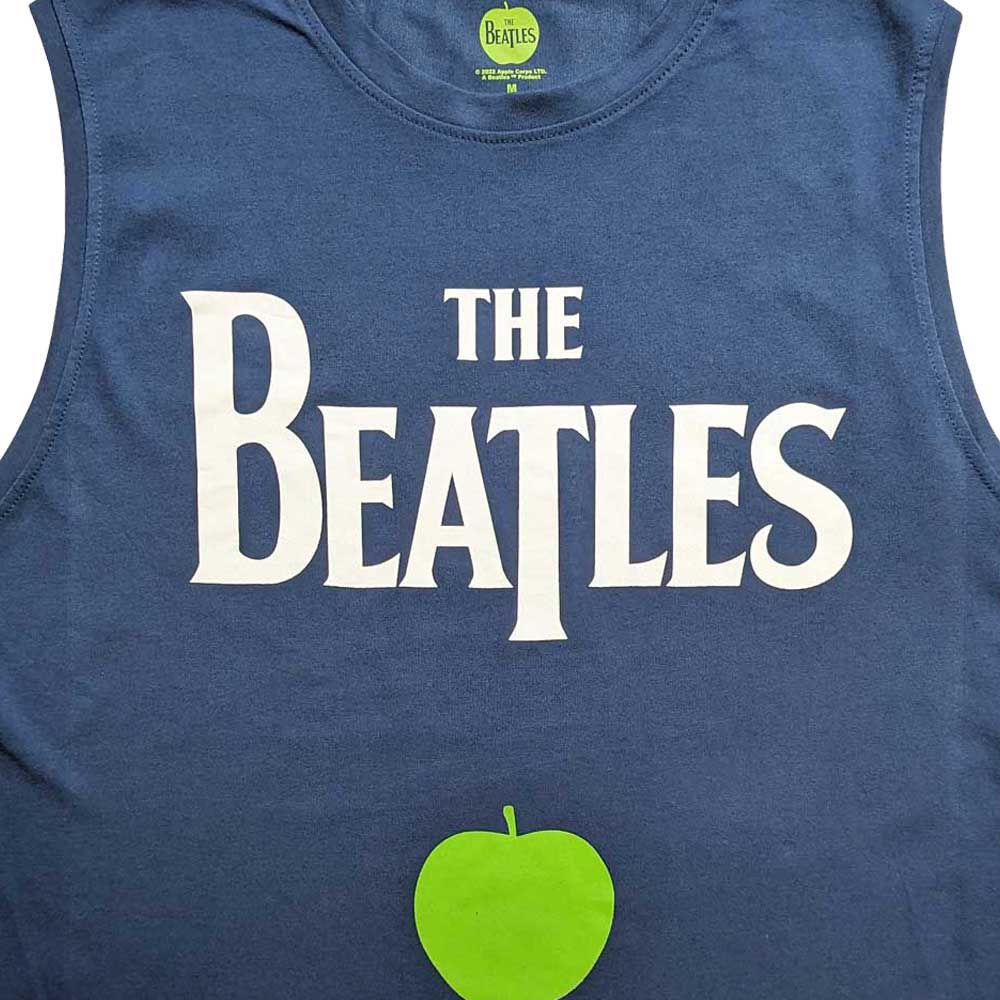 The Beatles Drop T Logo & Apple Muscle Tank