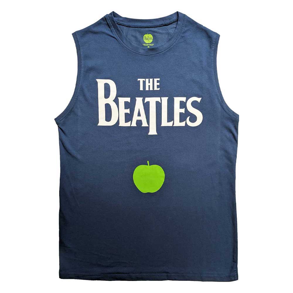 The Beatles Drop T Logo & Apple Muscle Tank