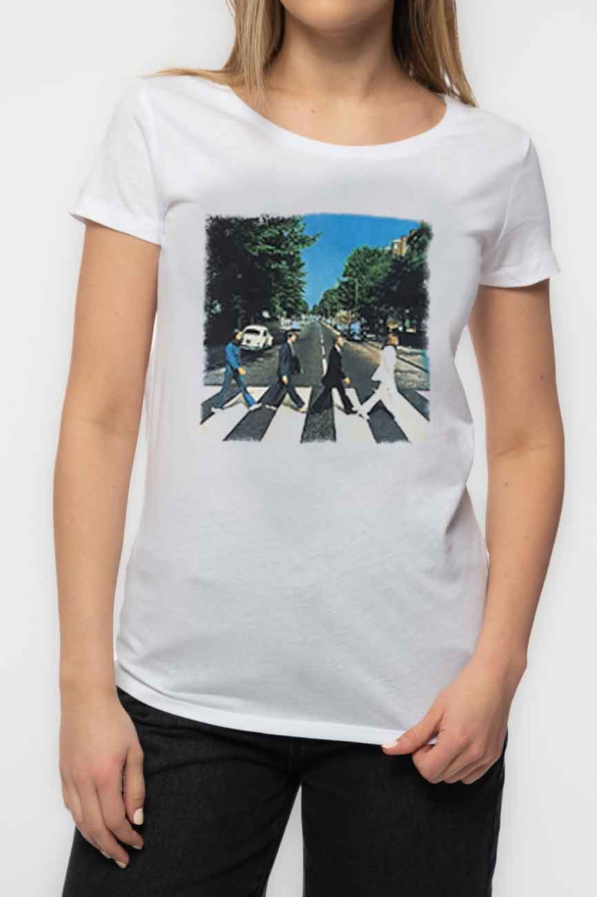 The Beatles Abbey Road Vintage Skinny Fit T Shirt