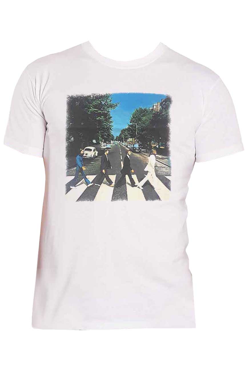 The Beatles Abbey Road T Shirt White S