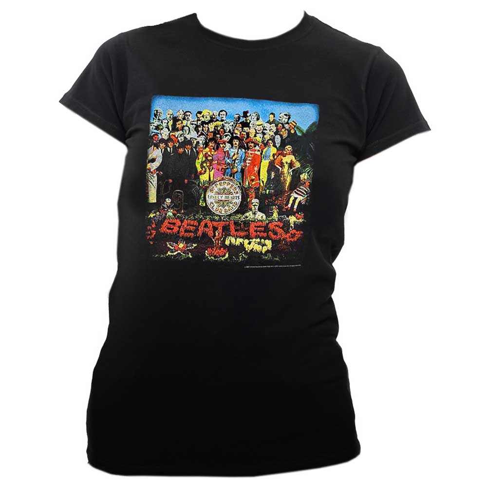 The Beatles Sgt Pepper Album Cover Skinny Fit T Shirt