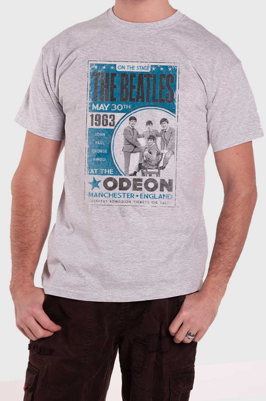 The Beatles Live Odean Manchester 1963 Poster T Shirt