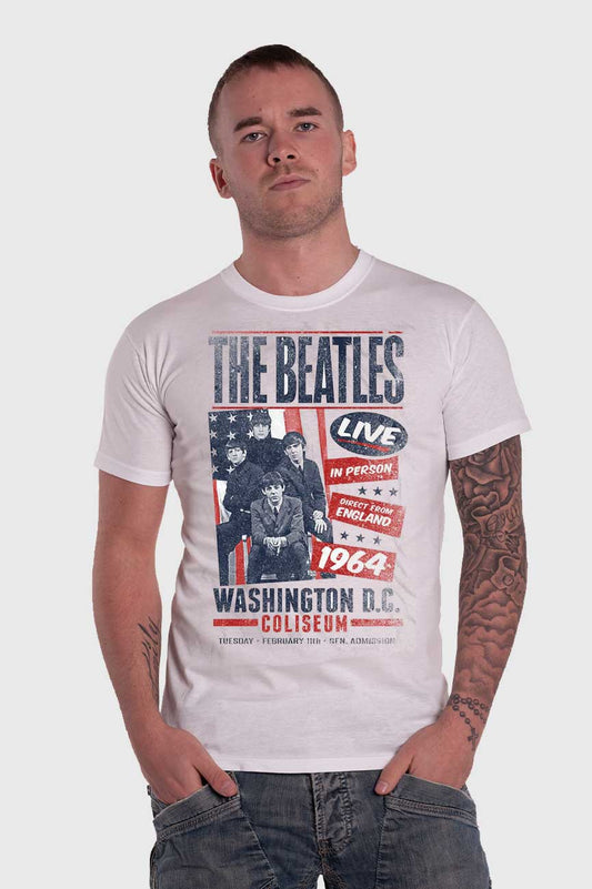 The Beatles Coliseum Washington DC Poster T Shirt