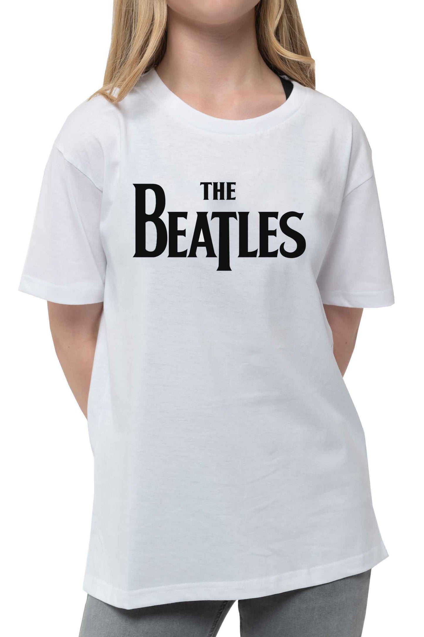 The Beatles Kids Drop T Band Logo T Shirt