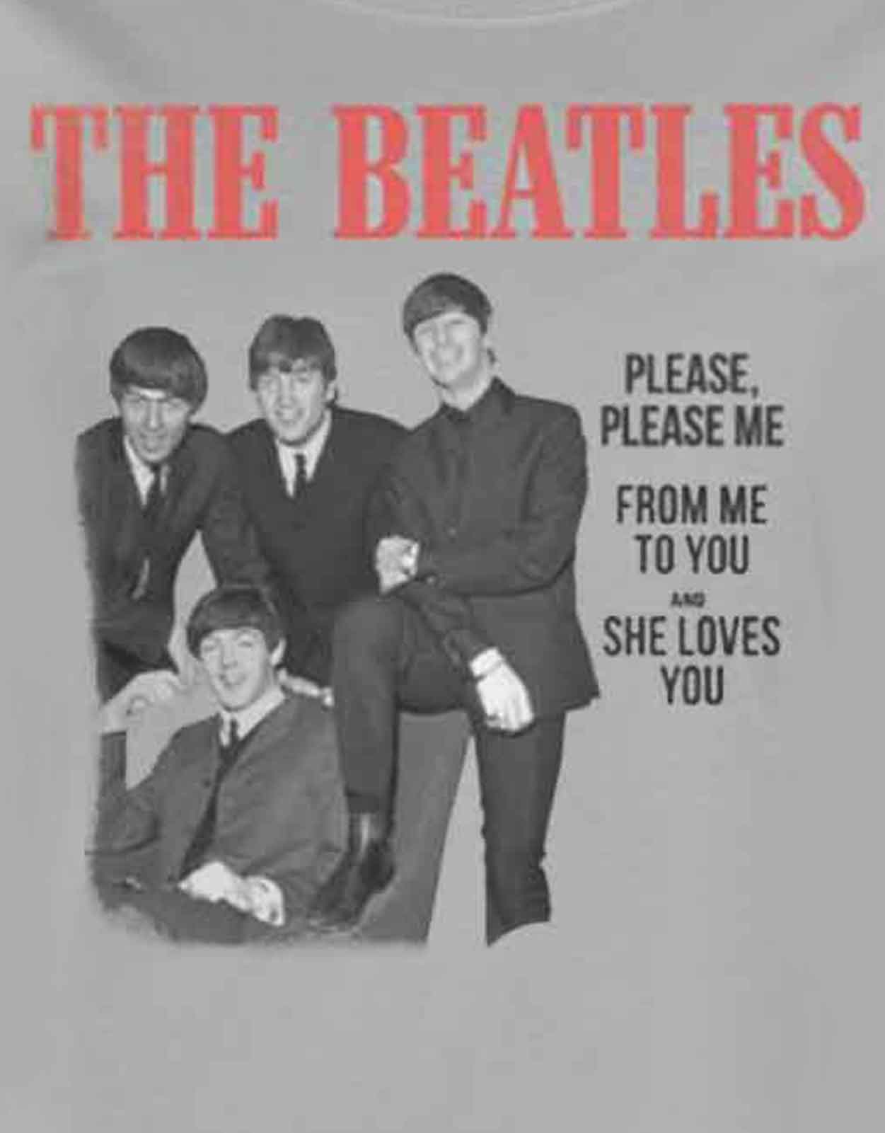 The Beatles Please Please Me Skinny Fit T Shirt