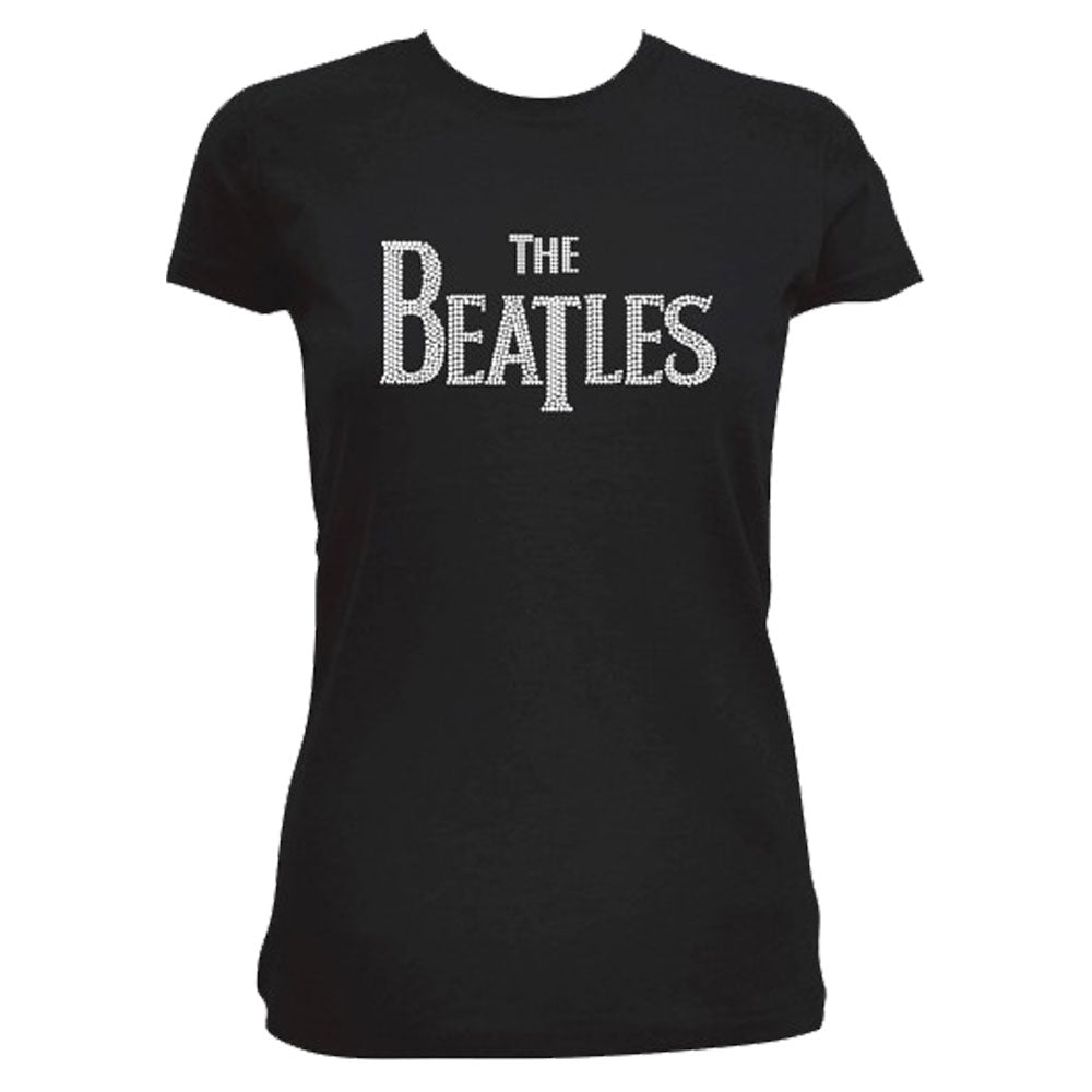 The Beatles Drop T Diamante Logo Skinny Fit T Shirt