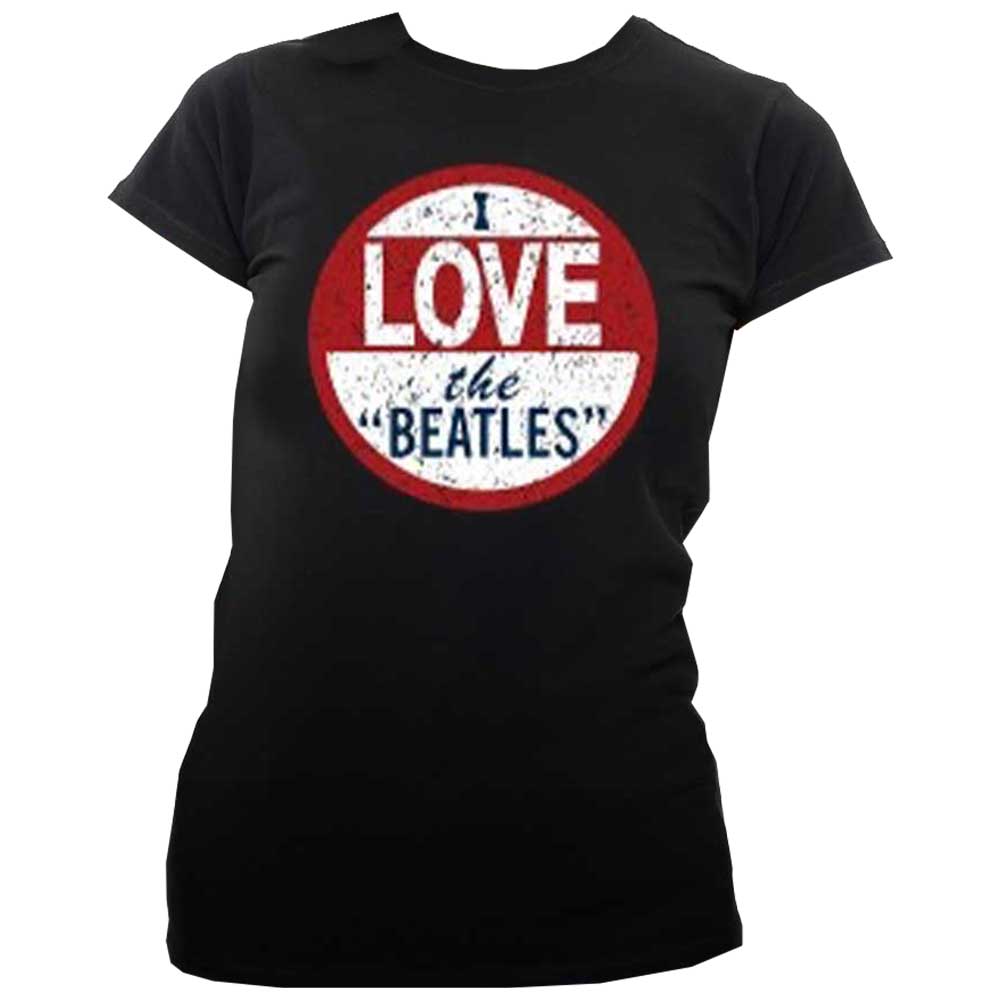 The Beatles I Love The Beatles Skinny Fit T Shirt