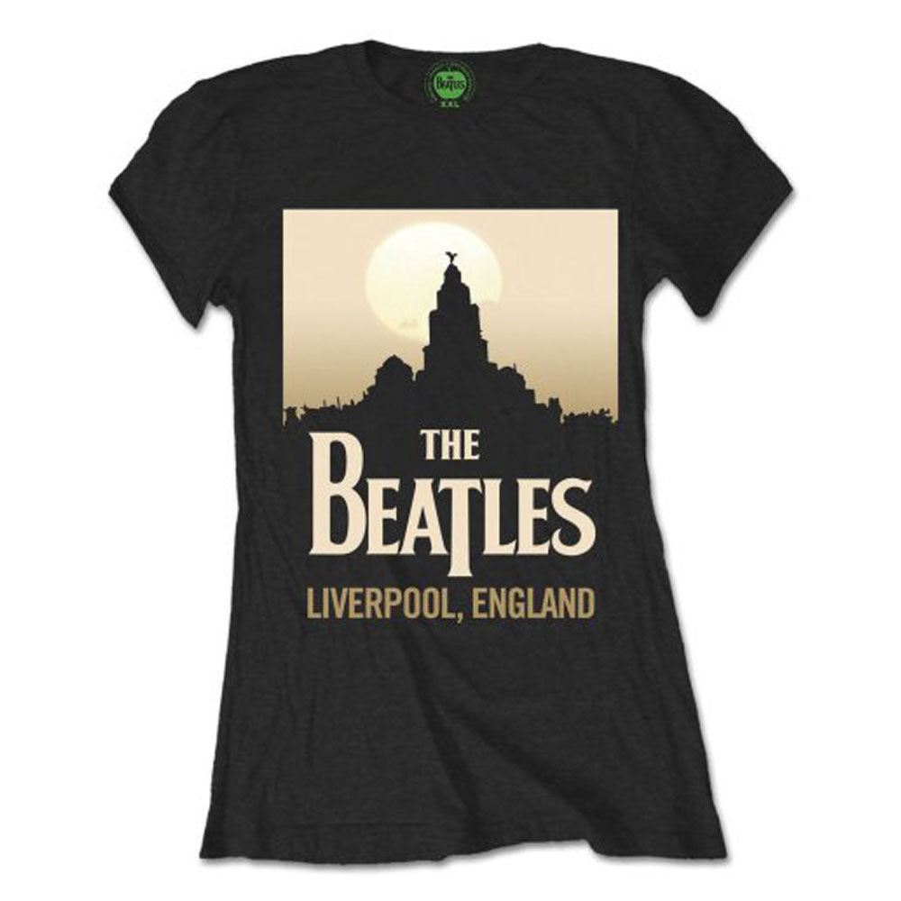 The Beatles Liverpool England Skinny Fit T Shirt